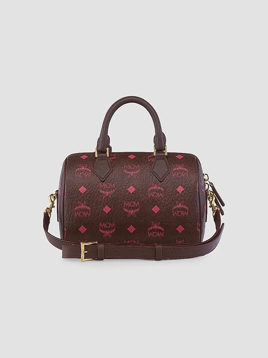 MCM Women's Ella Small Boston Hybrid Handle Bag | Thumbnail 2 MCM Women's Ella Small Boston Hybrid Handle Bag | Thumbnail 2