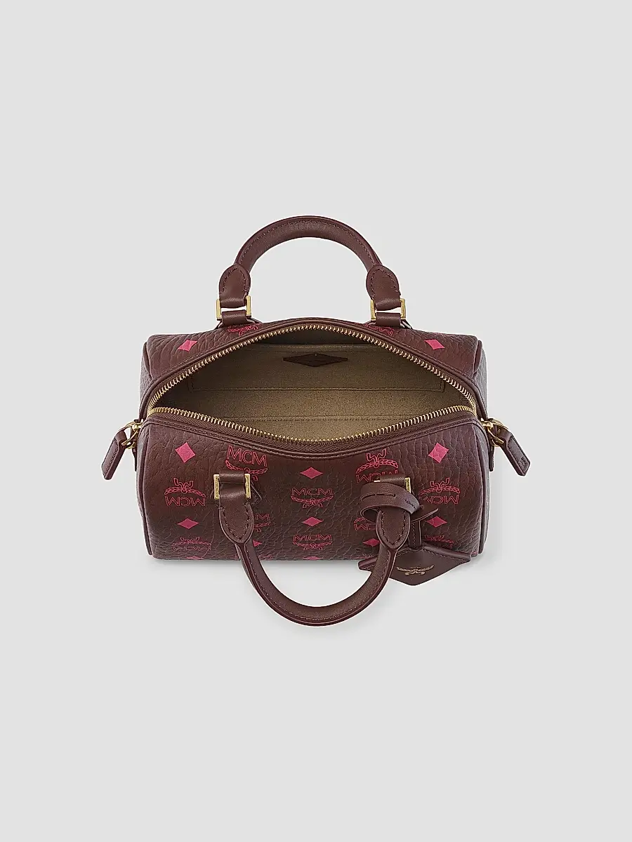 MCM Women's Ella Small Boston Hybrid Handle Bag | Thumbnail 4 MCM Women's Ella Small Boston Hybrid Handle Bag | Thumbnail 4