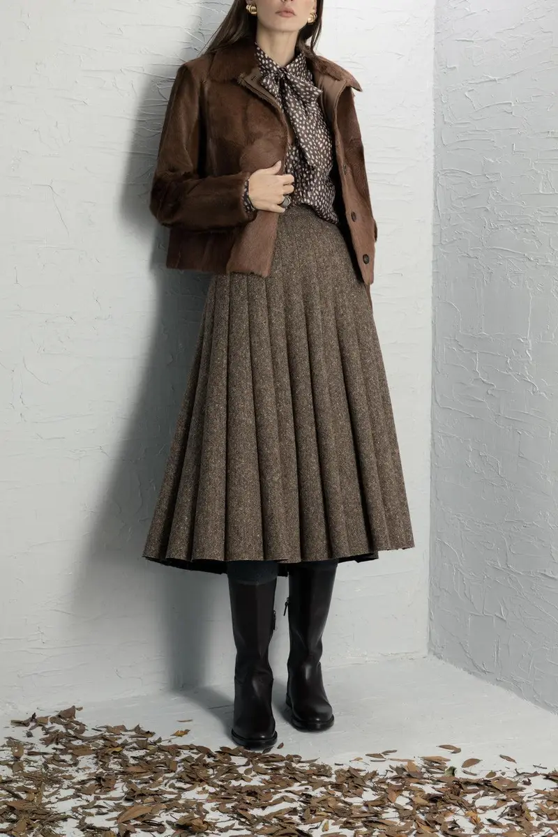 Brunello Cucinelli Button Front Fur Jacket | Thumbnail 2 Brunello Cucinelli Button Front Fur Jacket | Thumbnail 2