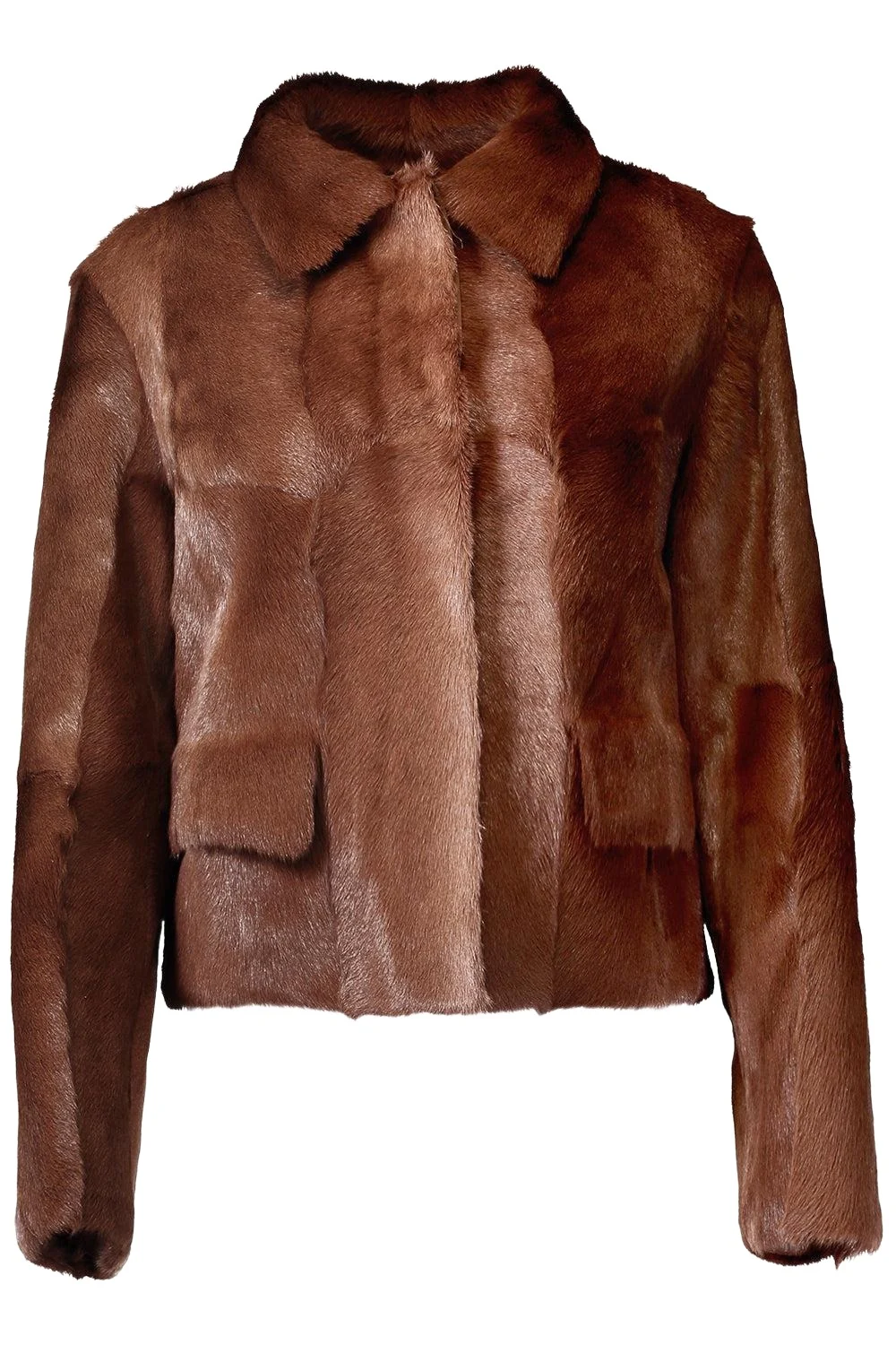 Brunello Cucinelli Button Front Fur Jacket