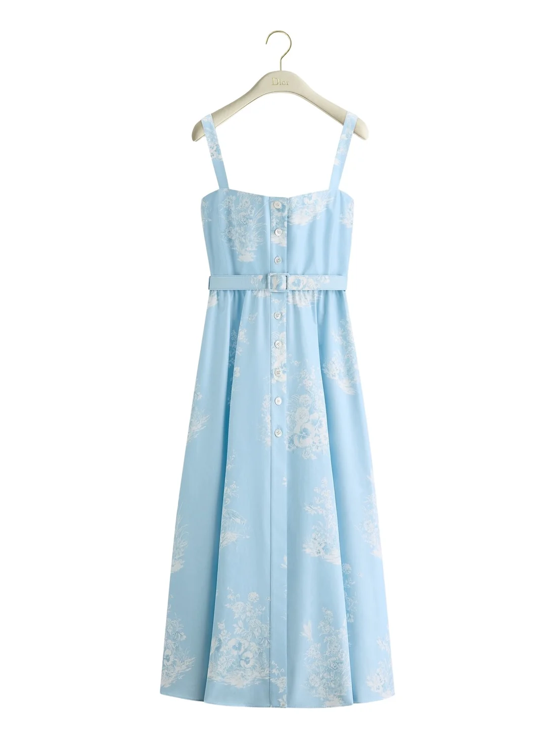 Dior Dioriviera Mid-Length Belted Dress