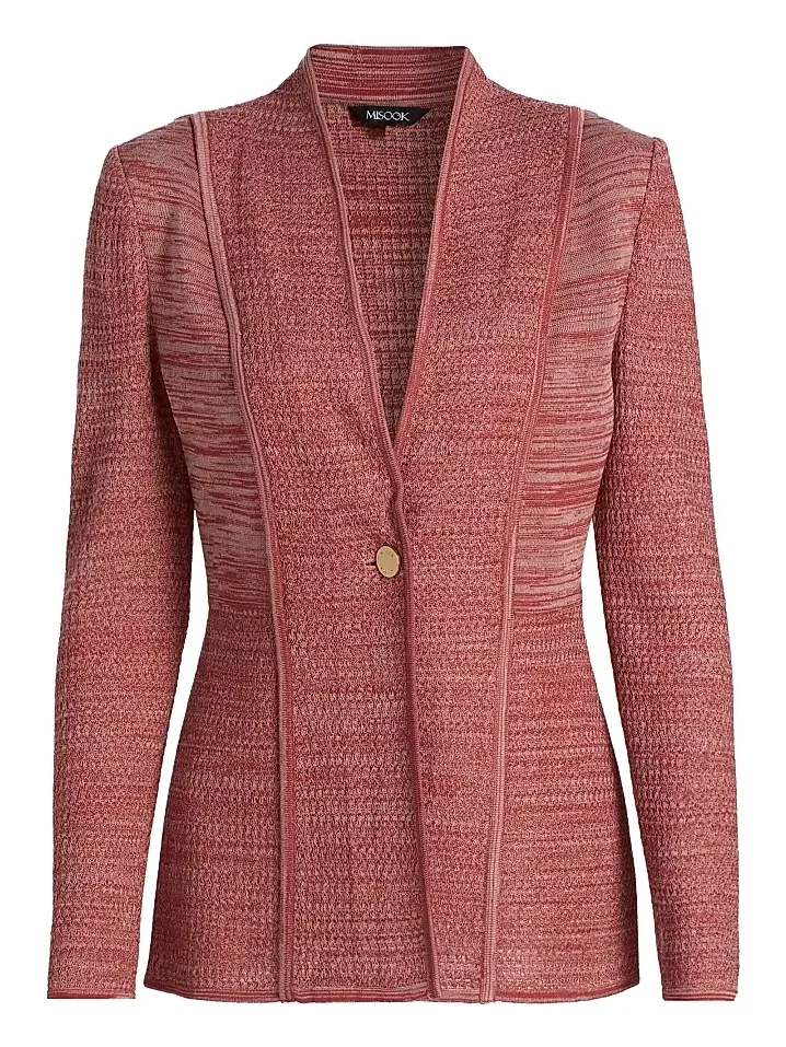 Women's Tailored Mélange Knit Jacket