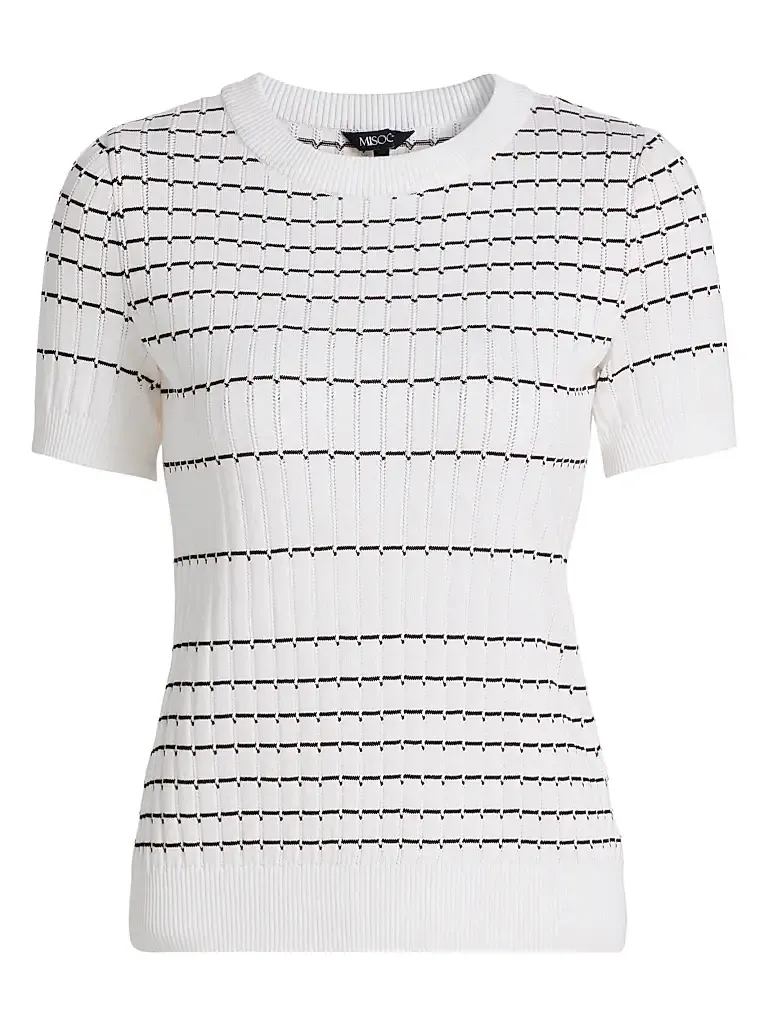 Women's Striped Soft Knit Top