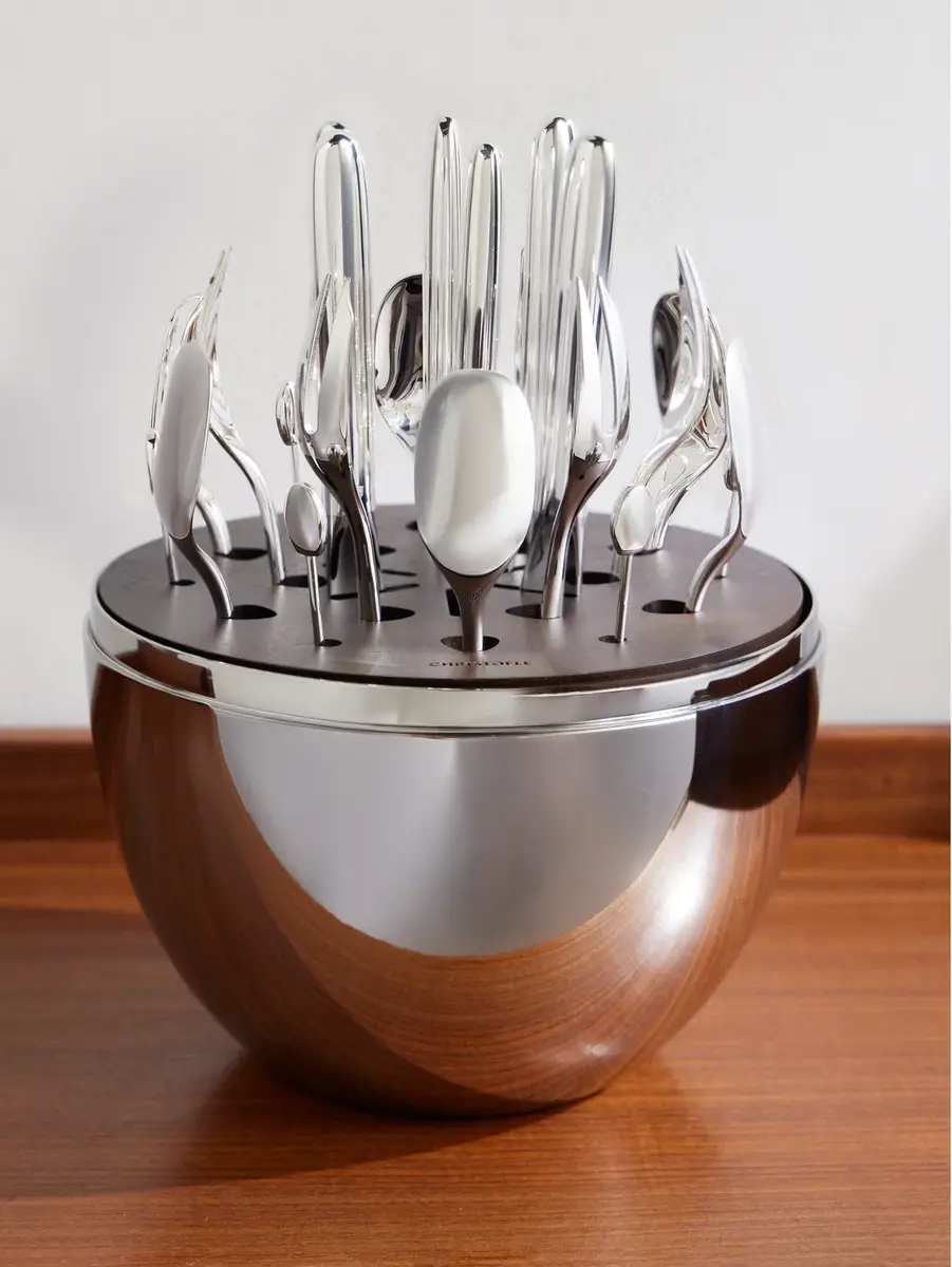 Christofle MOOD Party Silver-Plated Flatware Set with Case - Men | Image 1 Christofle MOOD Party Silver-Plated Flatware Set with Case - Men | Image 1