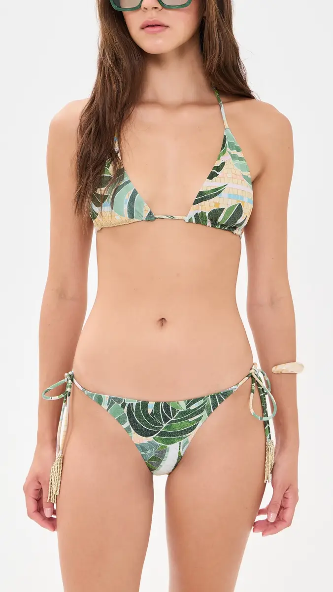 Farm Rio Metallic Knit Bikini Bottoms | Thumbnail 4 Farm Rio Metallic Knit Bikini Bottoms | Thumbnail 4