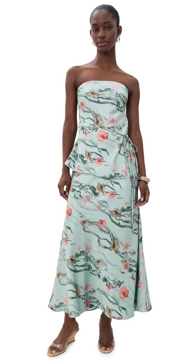 AMUR Ever Maxi Dress Tidal Mosaic | Image 1 AMUR Ever Maxi Dress Tidal Mosaic | Image 1