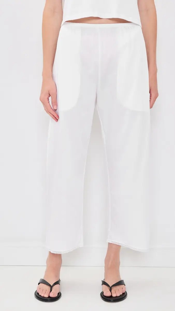 LESET Yoko Lace Crop Pants | Thumbnail 2