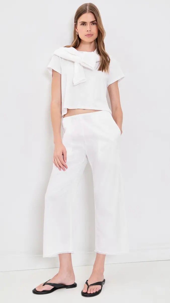 LESET Yoko Lace Crop Pants | Thumbnail 5