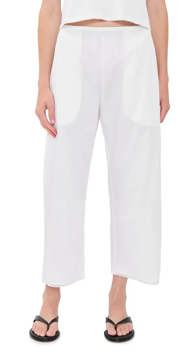LESET Yoko Lace Crop Pants | Image 1 LESET Yoko Lace Crop Pants | Image 1