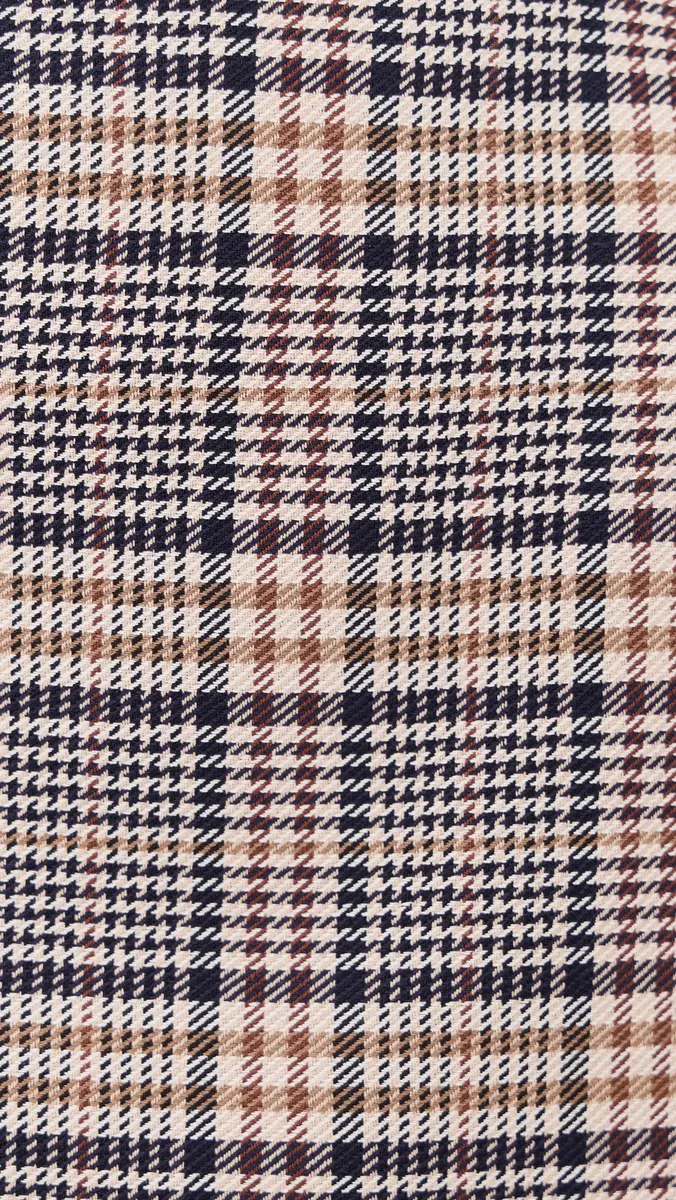 Anine Bing Tierra Check Skirt | Thumbnail 6 Anine Bing Tierra Check Skirt | Thumbnail 6