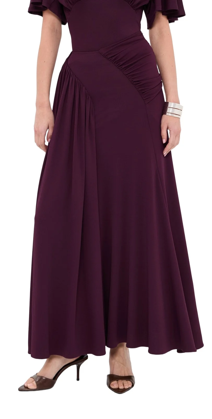 Long Ruched Skirt Long Ruched Skirt