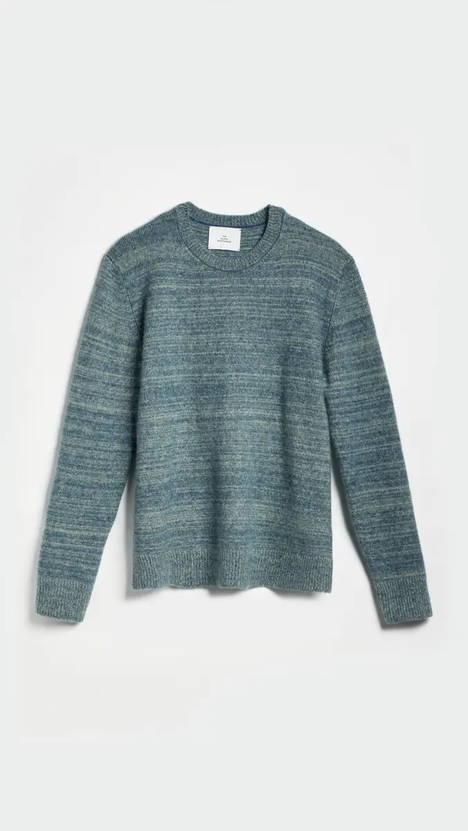 The Elder Statesman Unisex Nimbus Contrast Statesman Cashmere Sweater | Thumbnail 2 The Elder Statesman Unisex Nimbus Contrast Statesman Cashmere Sweater | Thumbnail 2