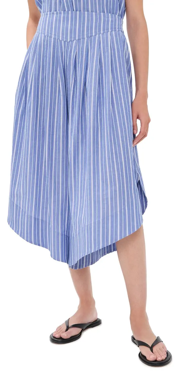 Secular Rafa Shorts Indigo Stripe | Image 1 Secular Rafa Shorts Indigo Stripe | Image 1