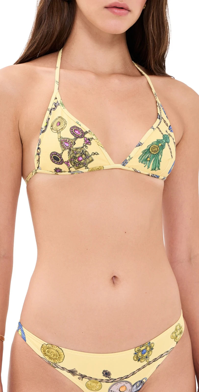 Broken Jewels Printed Bikini Top Broken Jewels Printed Bikini Top