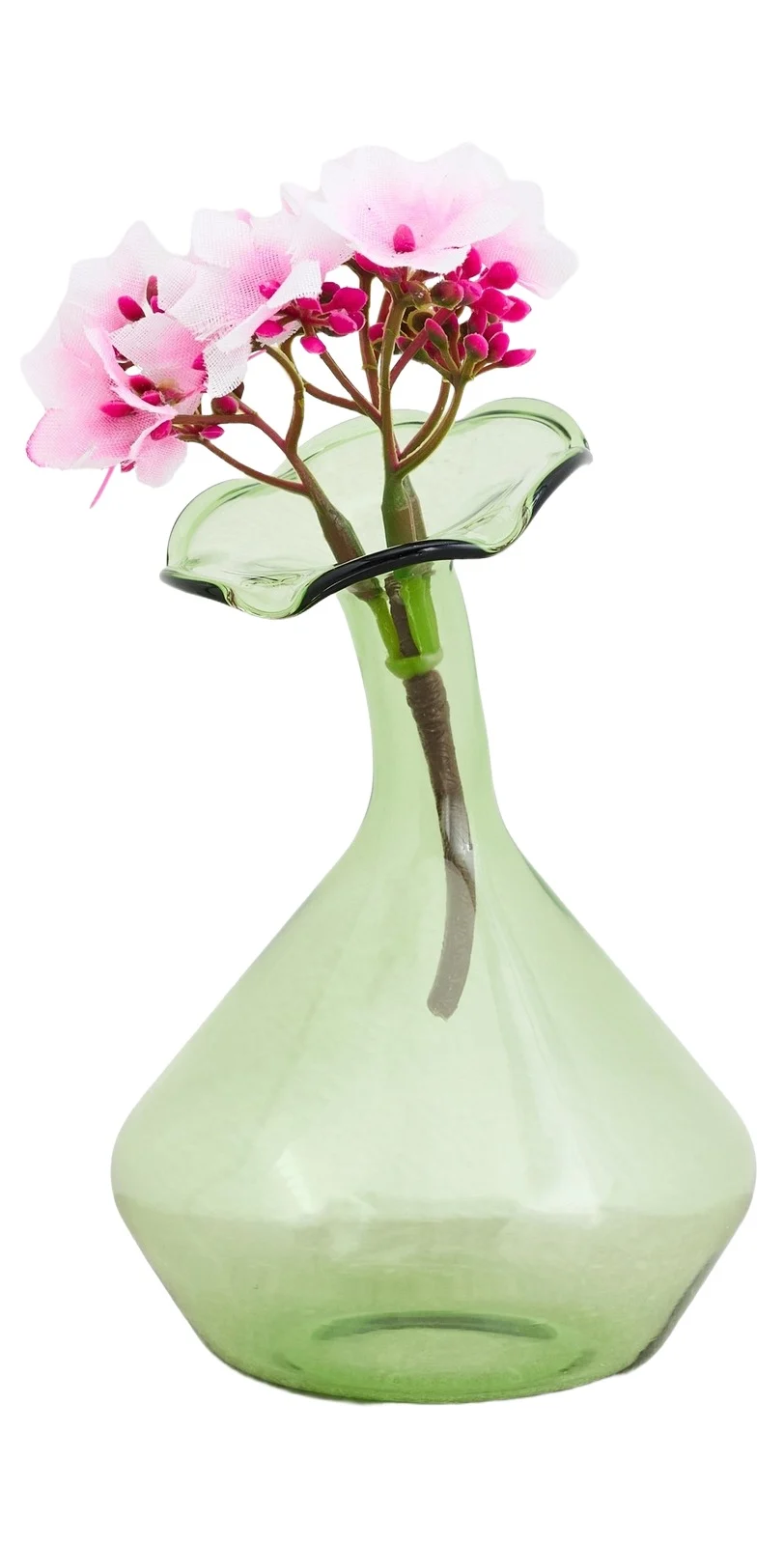 Tizo Design Glass Angled Neck Mini Vase