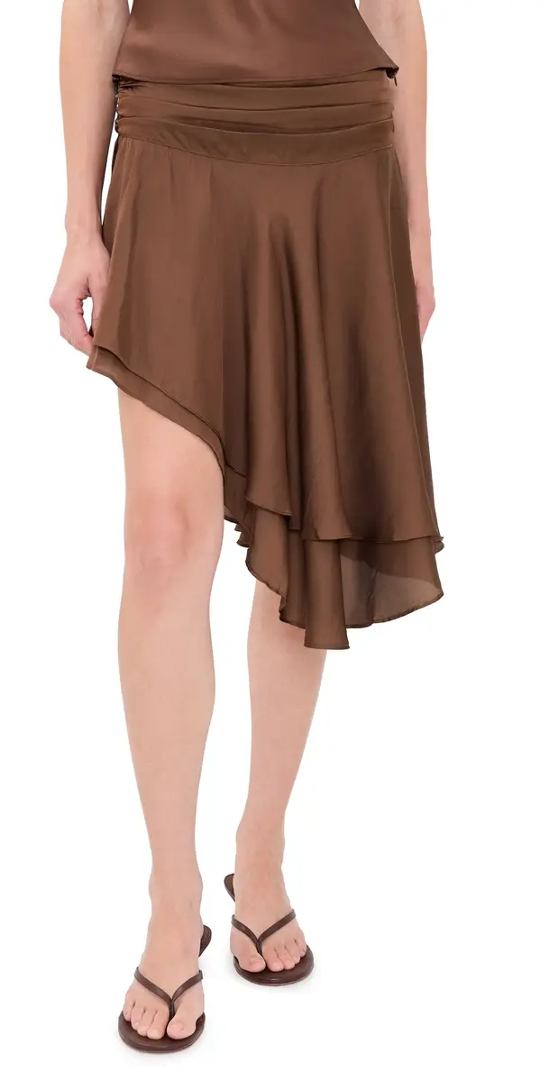Lioness egacy Midi Skirt Cocoa | Image 1 Lioness egacy Midi Skirt Cocoa | Image 1