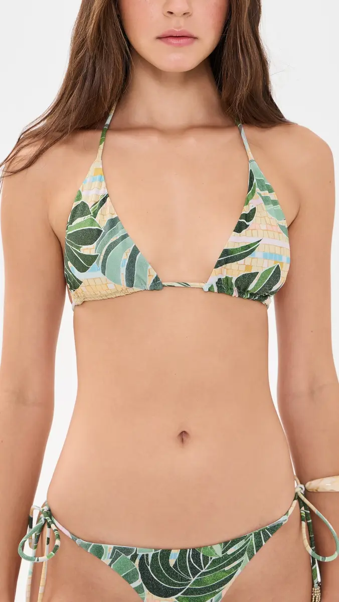 Farm Rio Metallic Bikini Top | Thumbnail 2 Farm Rio Metallic Bikini Top | Thumbnail 2