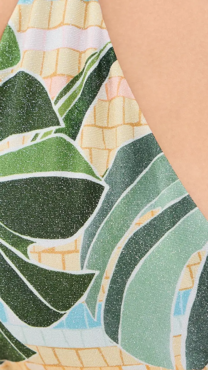 Farm Rio Metallic Bikini Top | Thumbnail 6 Farm Rio Metallic Bikini Top | Thumbnail 6