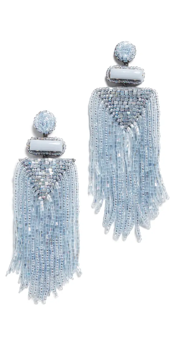 Deepa Gurnani Deepa by Jody Earrings Powder Blue One Size | Image 1 Deepa Gurnani Deepa by Jody Earrings Powder Blue One Size | Image 1