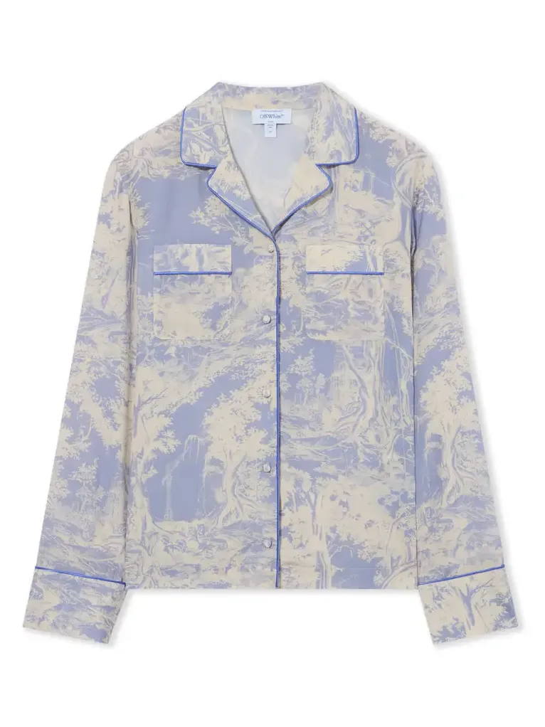 City Nature Habutai Pajama Shirt City Nature Habutai Pajama Shirt