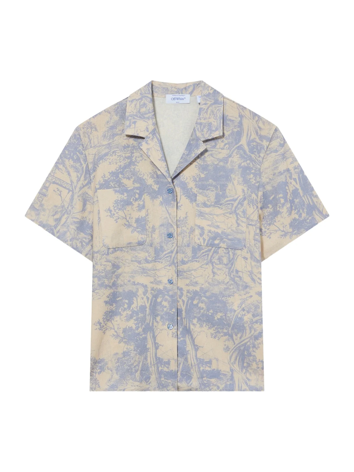 City Nature Linen Ss Pajama Shirt