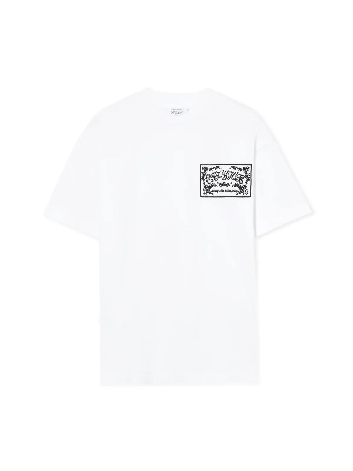 Embroidered Paisley Logo T-Shirt