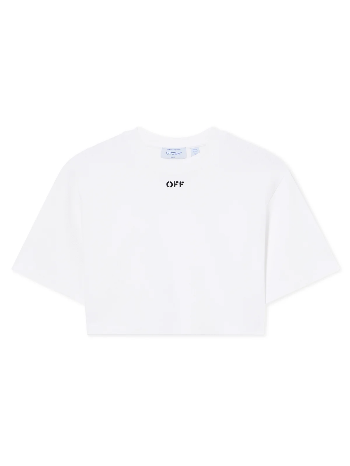 Off Stamp Rib Cropped Tee Off Stamp Rib Cropped Tee