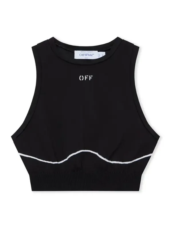 Off Stamp Seamless Crop Top Off Stamp Seamless Crop Top