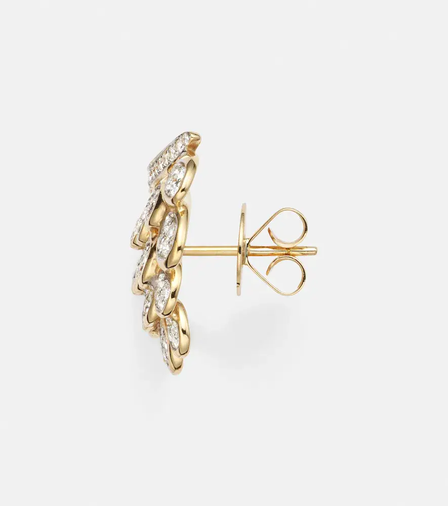 Rainbow K Blossom 14kt gold single earring with diamonds | Thumbnail 4 Rainbow K Blossom 14kt gold single earring with diamonds | Thumbnail 4
