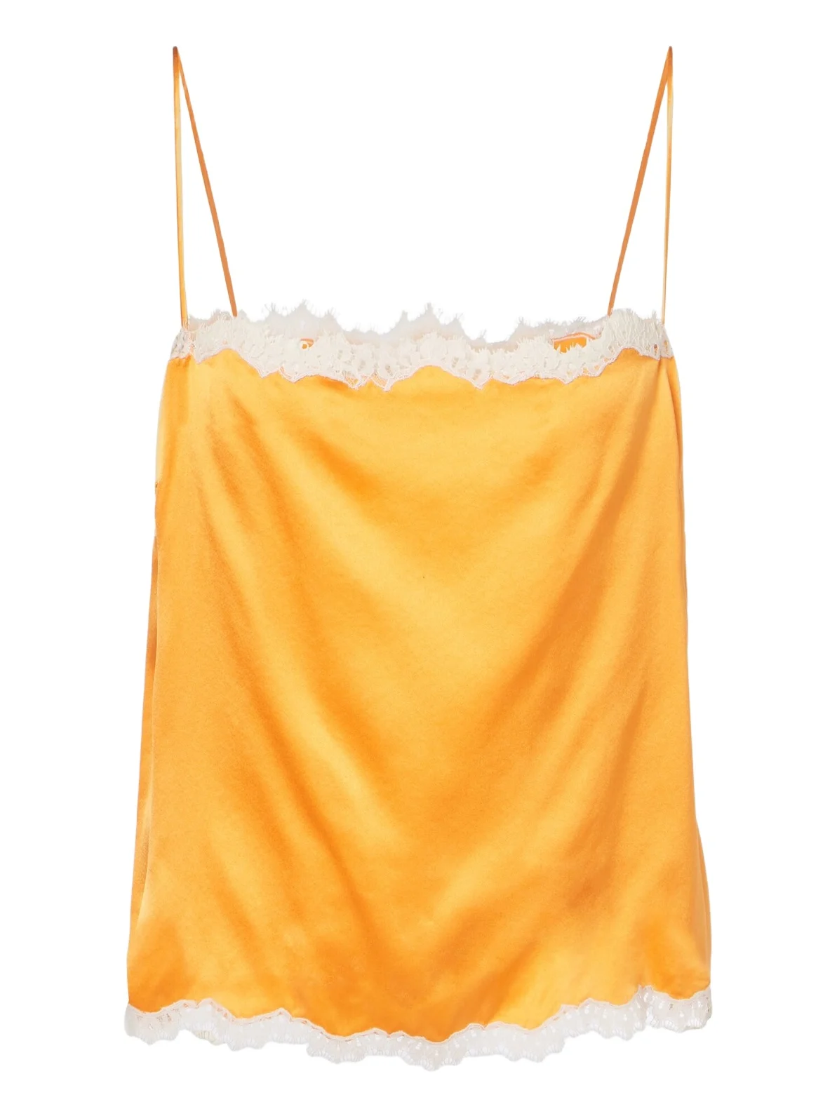 DÔEN Dôen Loure lace-trimmed silk satin camisole