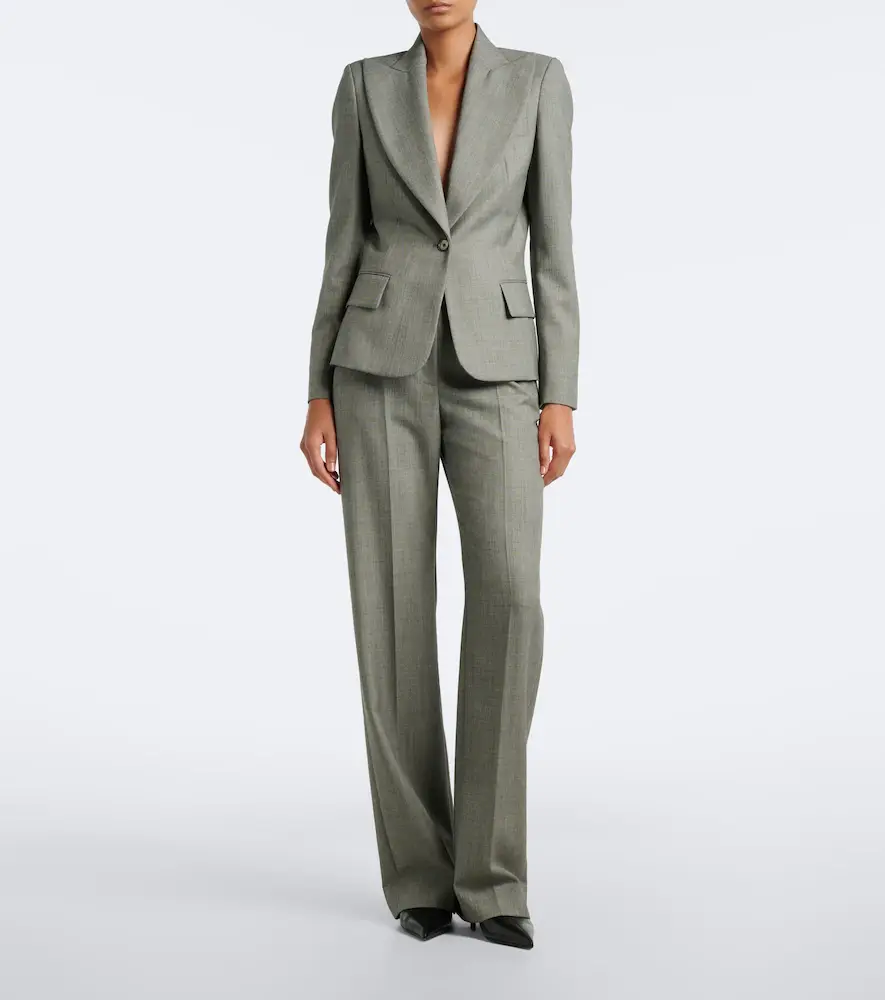 Alexander McQueen Wool straight pants | Thumbnail 3 Alexander McQueen Wool straight pants | Thumbnail 3