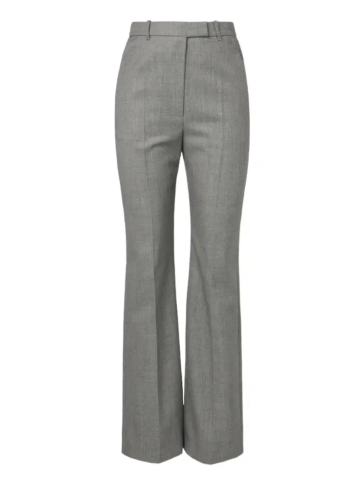 Wool straight pants Wool straight pants