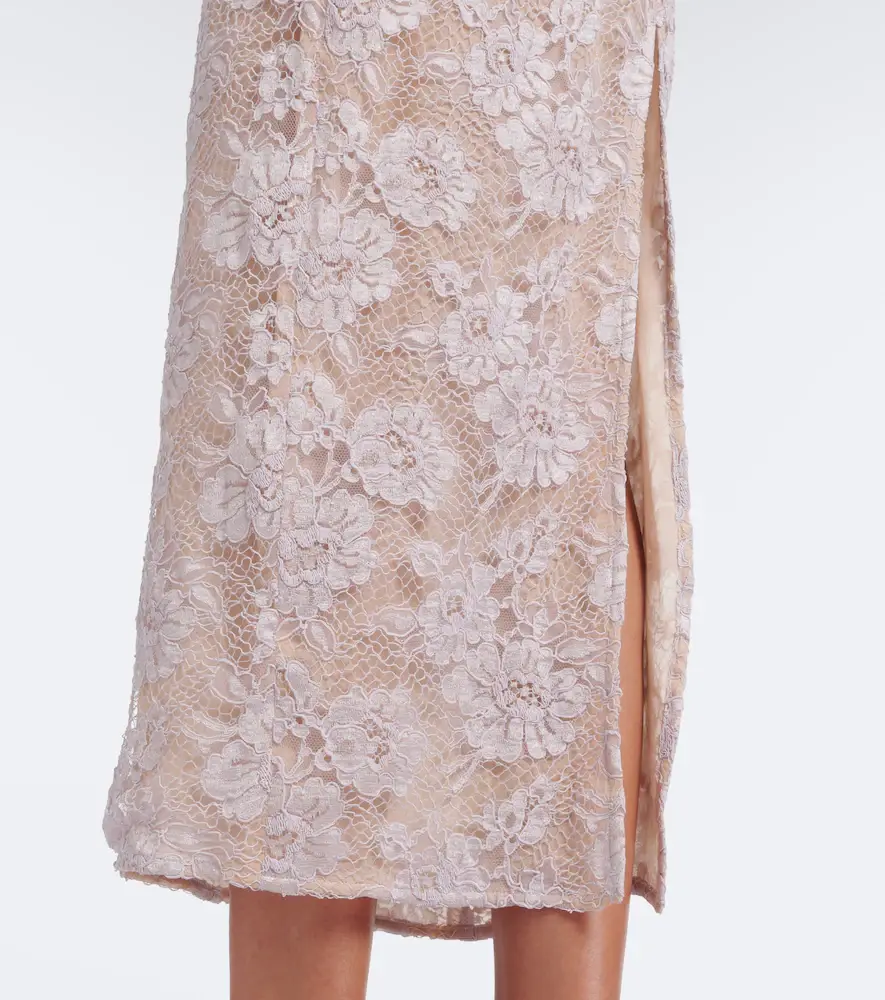 Alessandra Rich Ruffled sequined lace slip dress | Thumbnail 3 Alessandra Rich Ruffled sequined lace slip dress | Thumbnail 3