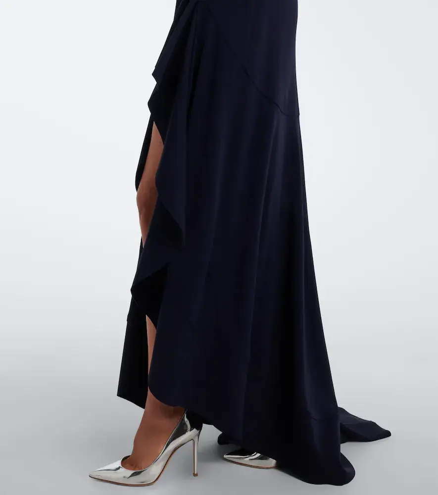 Stella McCartney Ruffled georgette gown | Thumbnail 3