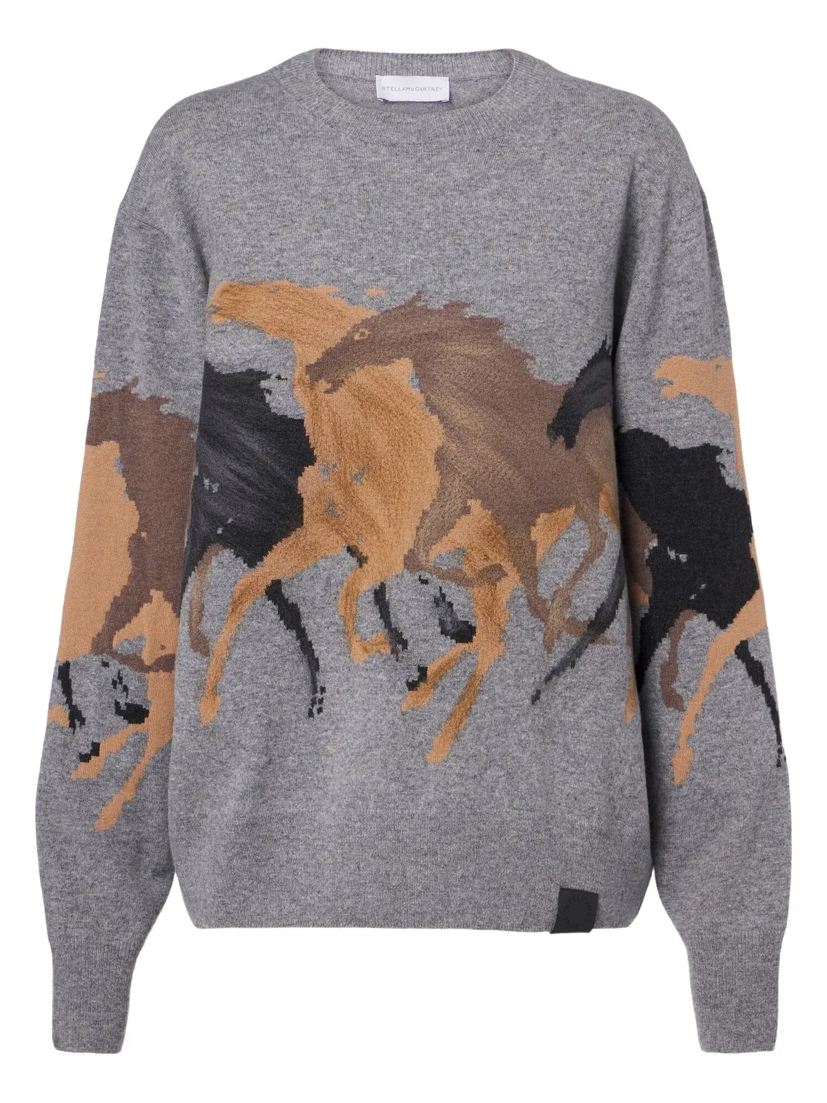 Intarsia virgin wool sweater Intarsia virgin wool sweater
