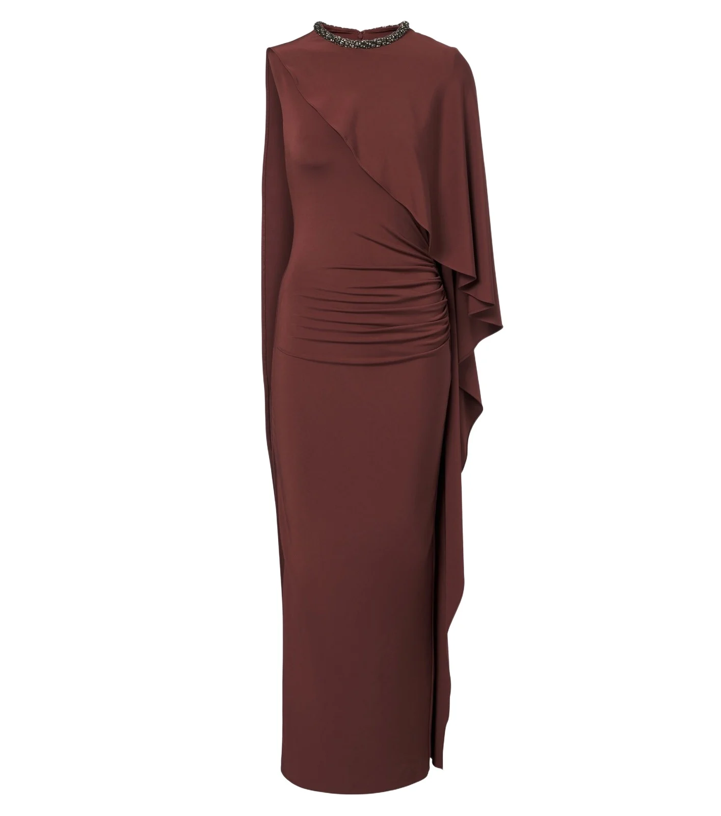 Crystal-embellished jersey maxi dress Crystal-embellished jersey maxi dress