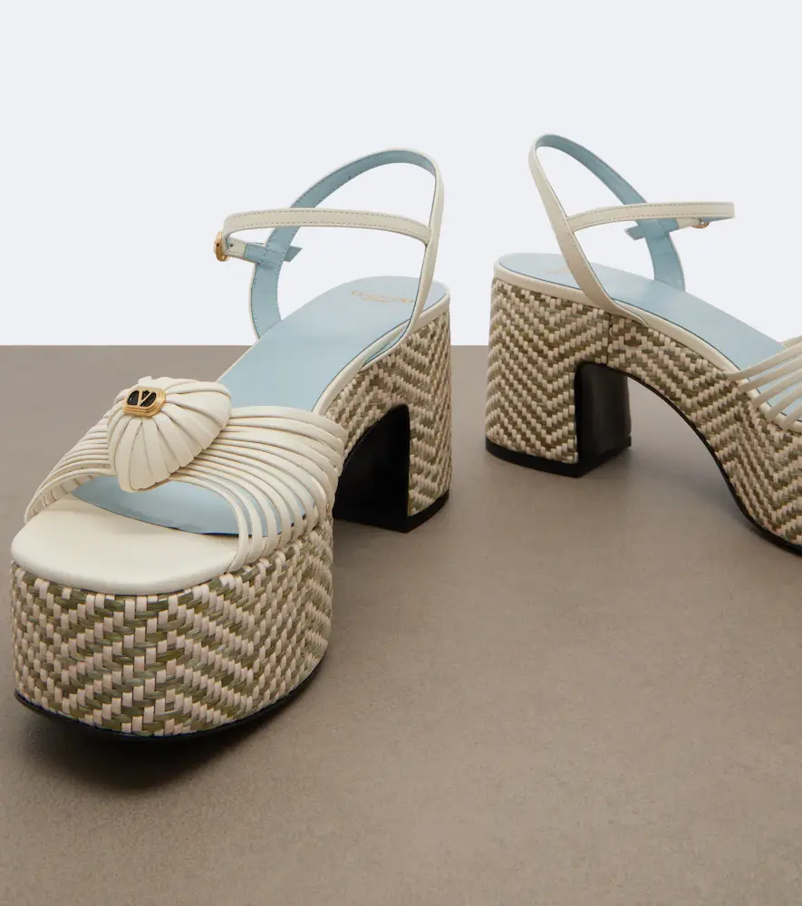 Valentino Garavani Caur Royal leather platform sandals | Thumbnail 4 Valentino Garavani Caur Royal leather platform sandals | Thumbnail 4