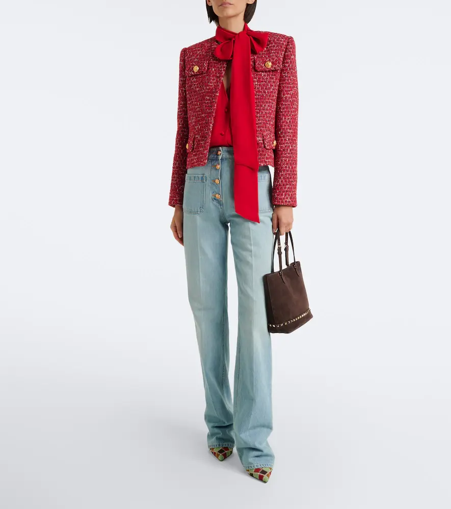 Valentino Garavani Rockstud Small suede top-handle bag | Thumbnail 5
