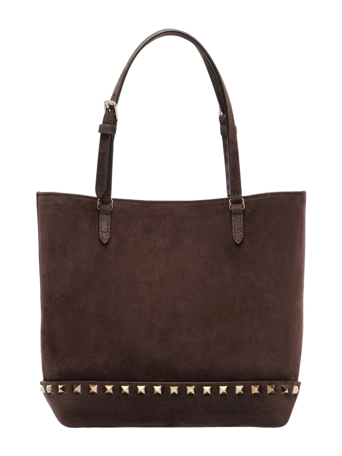 Rockstud Small suede top-handle bag Rockstud Small suede top-handle bag