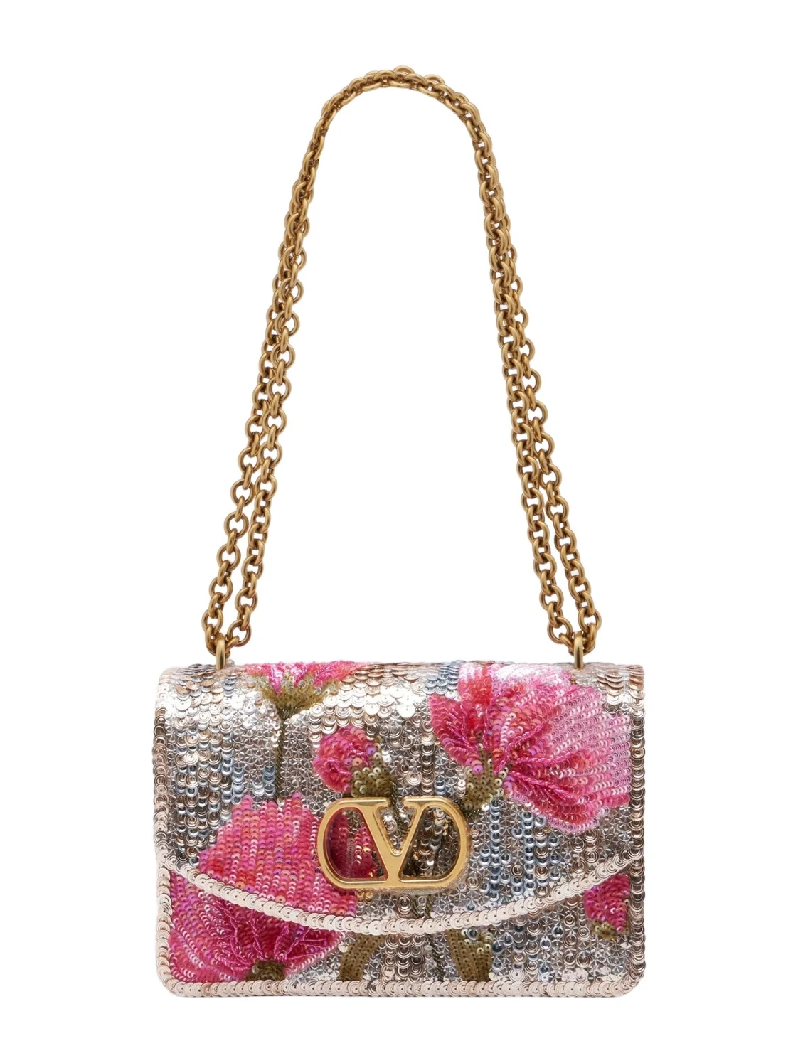Vain Small sequined floral shoulder bag Vain Small sequined floral shoulder bag