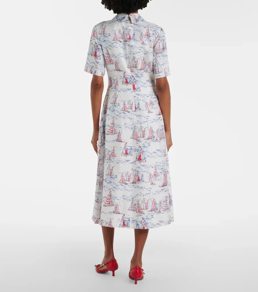 Emilia Wickstead Khloe printed wool midi dress | Thumbnail 3 Emilia Wickstead Khloe printed wool midi dress | Thumbnail 3