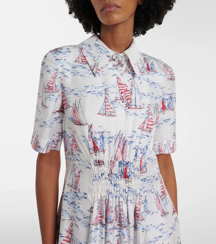 Emilia Wickstead Khloe printed wool midi dress | Thumbnail 4 Emilia Wickstead Khloe printed wool midi dress | Thumbnail 4