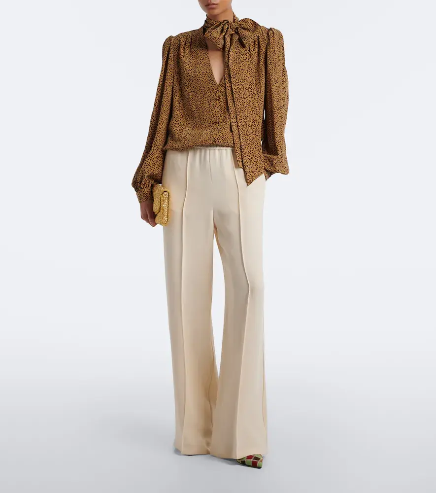 Valentino Garavani Cady Couture wide-leg pants | Thumbnail 5 Valentino Garavani Cady Couture wide-leg pants | Thumbnail 5