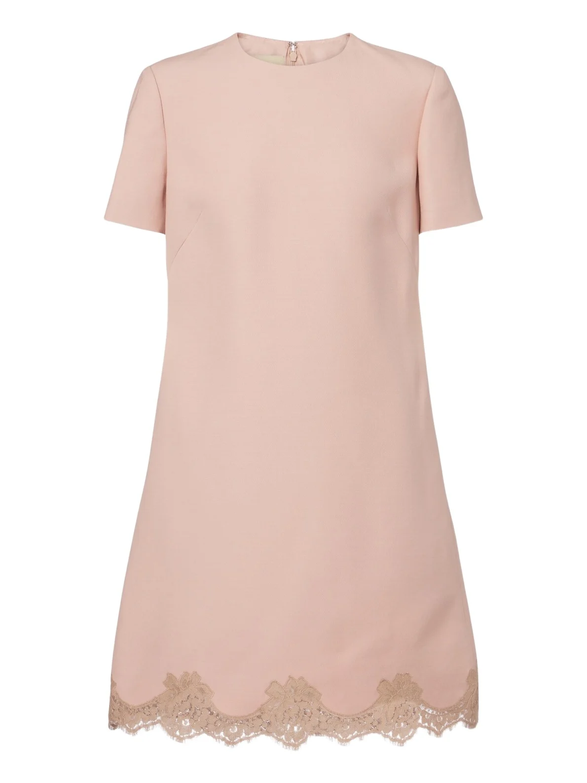 Valentino Garavani Crepe Couture lace-trimmed minidress