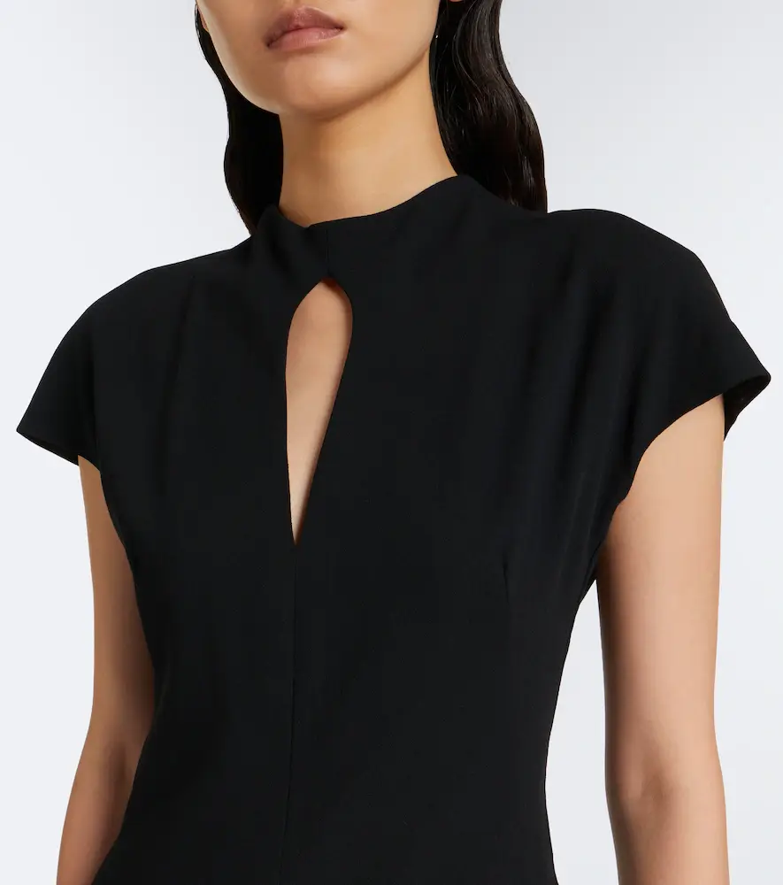 Jil Sander Cutout virgin wool minidress | Thumbnail 3 Jil Sander Cutout virgin wool minidress | Thumbnail 3
