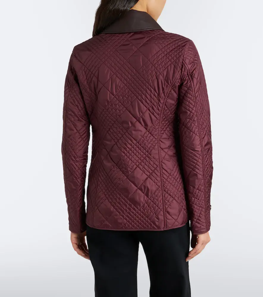 Burberry Fernleigh leather-trimmed quilted jacket | Thumbnail 7 Burberry Fernleigh leather-trimmed quilted jacket | Thumbnail 7