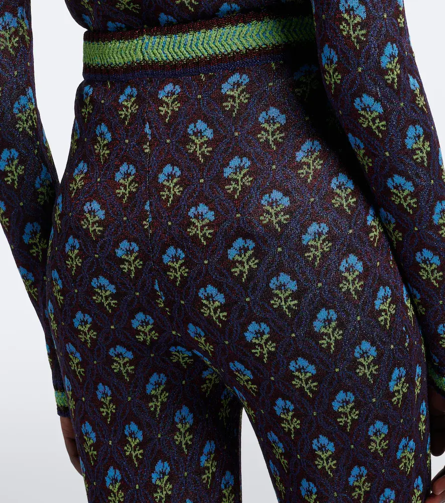 Etro Floral jacquard flared pants | Thumbnail 3 Etro Floral jacquard flared pants | Thumbnail 3