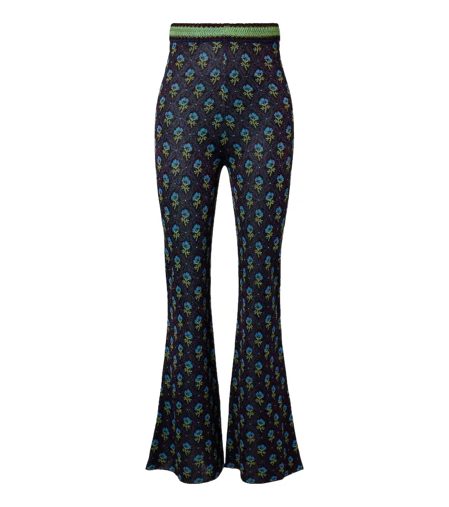 Etro Floral jacquard flared pants | Image 1 Etro Floral jacquard flared pants | Image 1