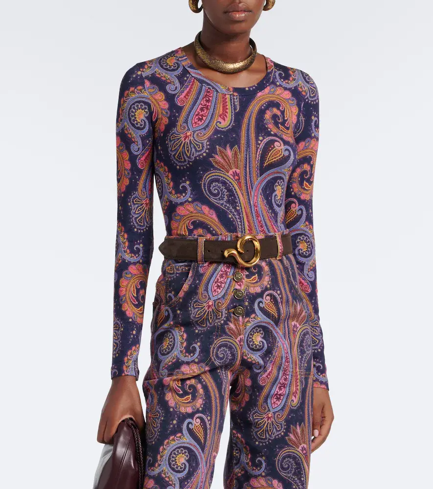 Etro Paisley T-shirt | Thumbnail 4 Etro Paisley T-shirt | Thumbnail 4