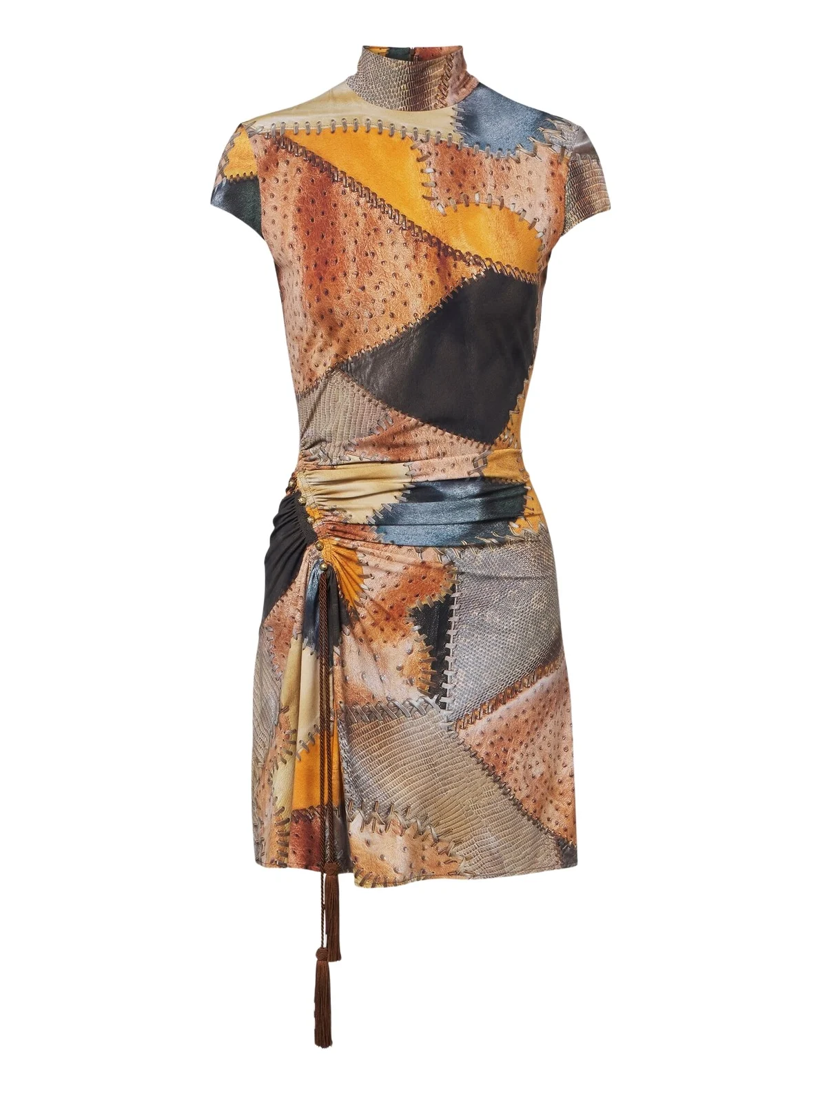 Ruched trompe l'ail minidress Ruched trompe l'ail minidress